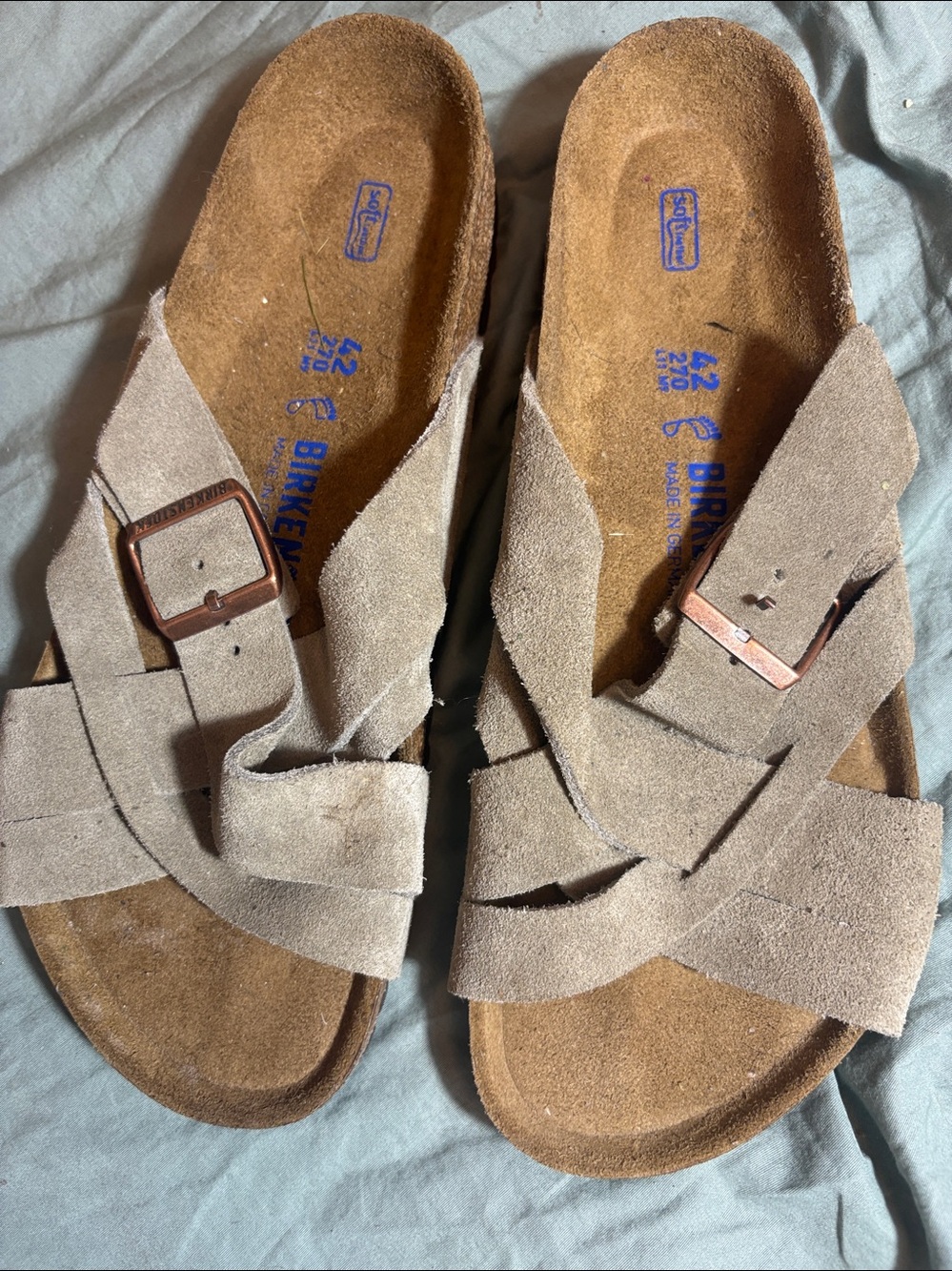 Birkenstock LUGANO Suede Taupe, 42(9)